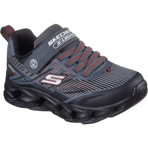 Skechers Patike za dečake S Lights-Vortex 2.0-Veltrox, 400605L-BKCC, Tamnosive Cene