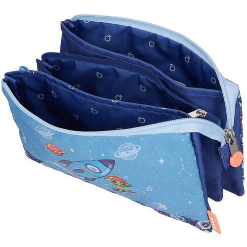 Enso New Friends prazna pernica sa 3 pregrade - Plava ( 98.943.21 ) Slike