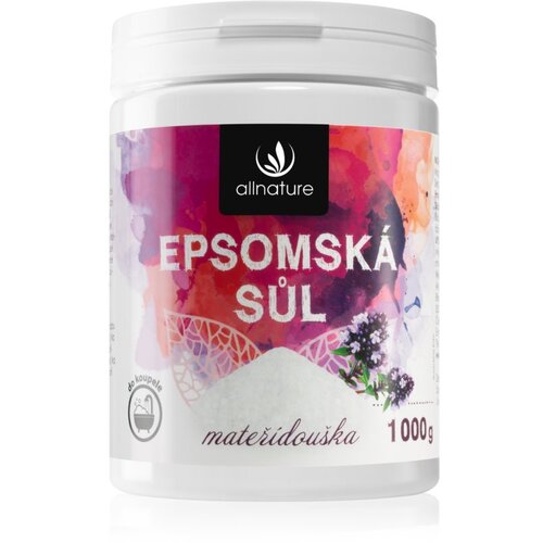 Allnature epsom salt thyme sol za sprostitev mišic 1000 g Cene