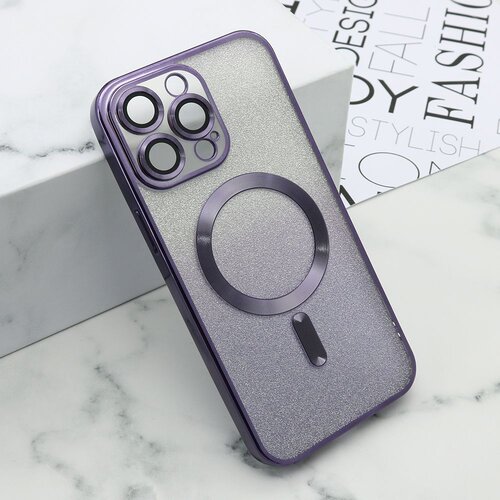 Maska glitter magsafe za iphone 15 pro max/ ljubičasta Slike