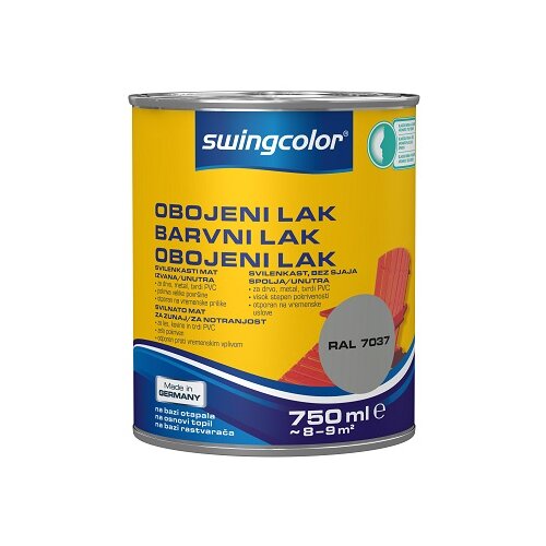 SWINGCOLOR Barvni lak (svilenkasto mat; barva: temno siva; 750 ml) Cene