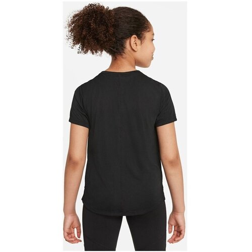 Nike majica za devojčice DRI-FIT ONE SHORT-SLEEVE TOP crna DD7639 Cene
