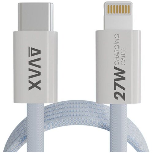 Avax Kabl CB611LB Magnety / USB-C to Lightning / 27W / 1m braided / Light Blue Slike