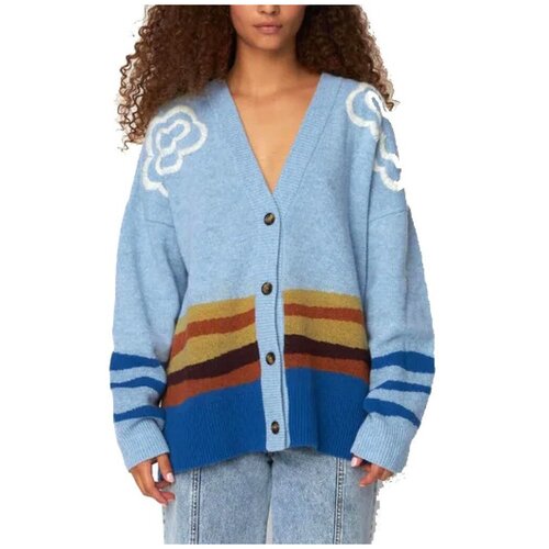 Stella Nova Puloverji ELEMENTS CARDIGAN Modra Slike