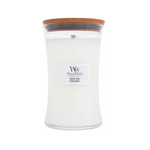WoodWick white teak dišeča svečka 610 g unisex