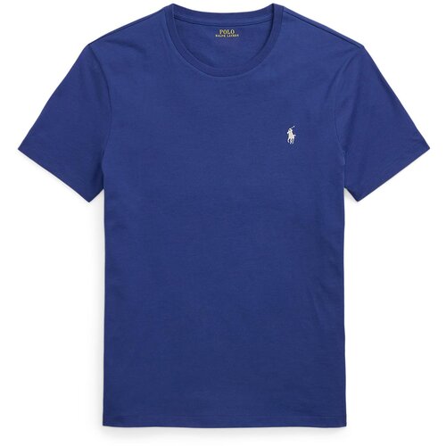 Polo Ralph Lauren Majice s kratkimi rokavi T-SHIRT AJUSTE EN COTON Modra Slike