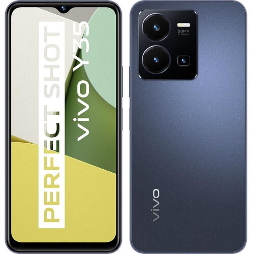 Vivo refabrikovani mobilni telefon Y35 4G, 2408 x 1080, 90 hz, 50 mp, 16 mp, 8/256GB, plavi Cene