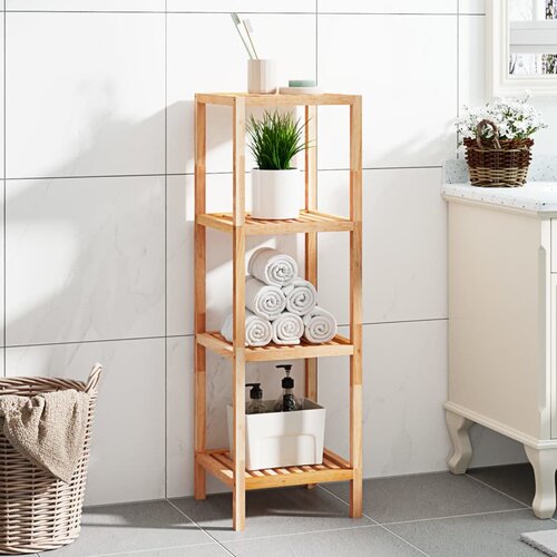 The Living Store kopalni&amp;scaron;ka polica 36x36x112 cm trden orehov les - kopalni&amp;scaron;ka polica, (21503944) Slike