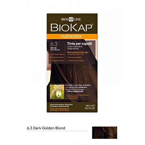 Biokap farba za kosu 6.3 Dark Golden Blond Slike