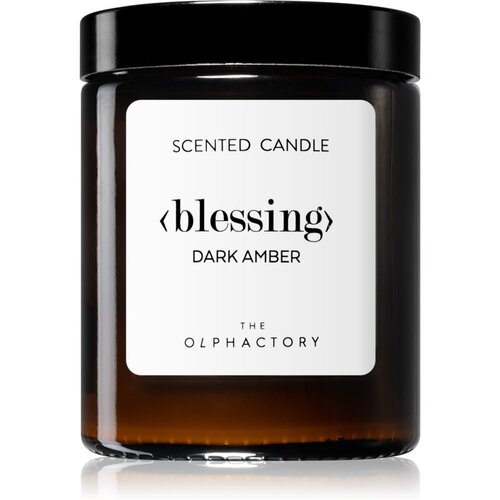 Ambientair Olphactory Dark Amber dišeča sveča (brown) Blessiing 135 g Cene