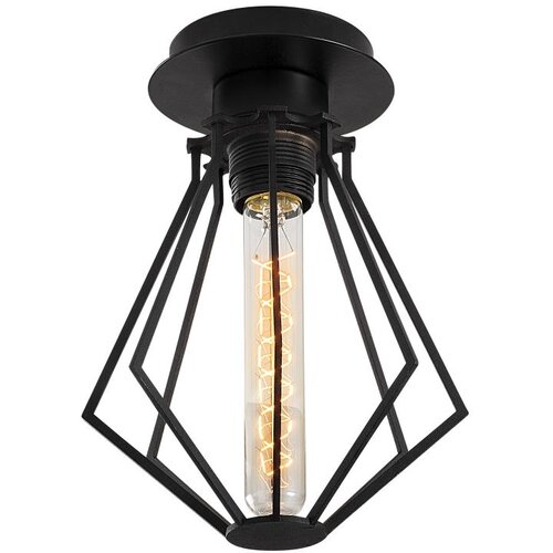 Opviq Stropna svjetiljka OYLAT crna, metal, promjer 18 cm, visina 25 cm, E27 40 W, Oylat - N-1039 Slike