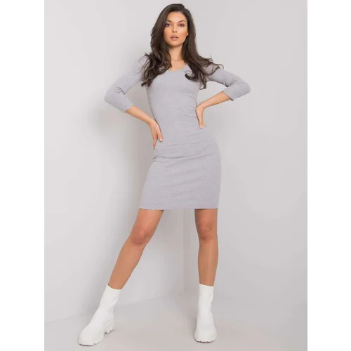 RUE PARIS Dress-RV-SK-5579.71-gray