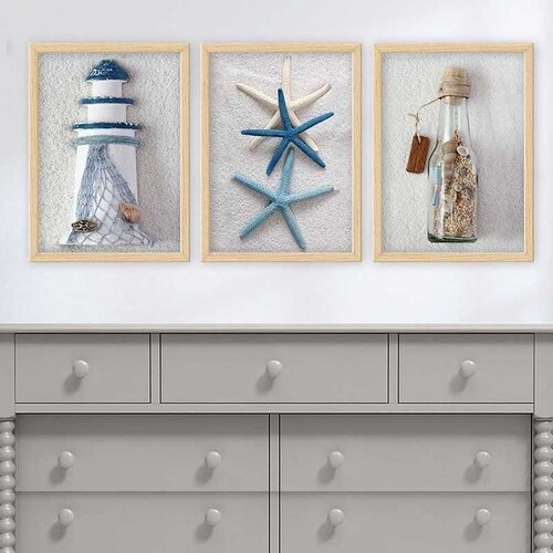 Wallity Set uramljenih slika 3NTC_25445214, 3 dijela Cene