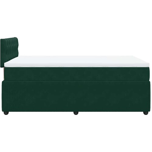 Box spring krevet s madracem tamnozeleni 120x200 cm bar&amp;scaron;unasti Slike