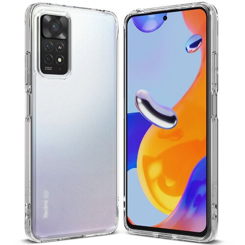 Onasi clear case 1,8 mm silikonski ovitek za xiaomi redmi note 11 / redmi note 11s - prozoren Slike