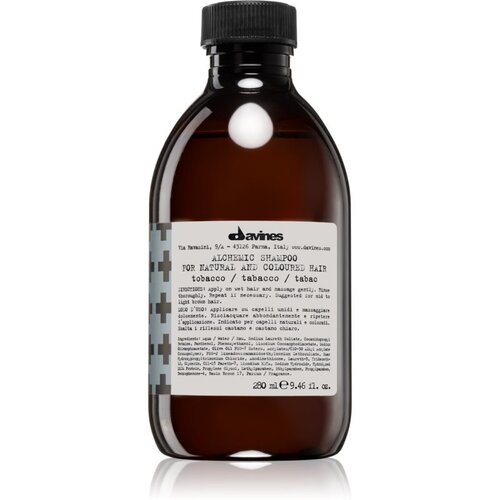 DAVINES Alchemic Shampoo Tobacco vlažilni šampon za intenzivnost barve las 280 ml Cene