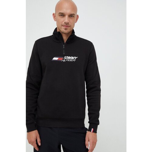 Tommy Hilfiger Dukserica za mu&amp;scaron;karce, boja: crna, s tiskom Slike