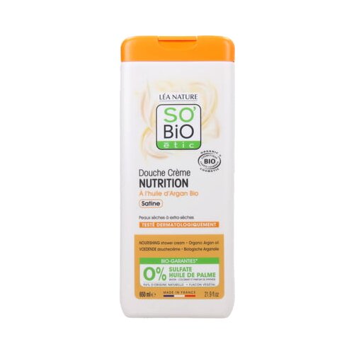 SO’BiO étic hranilna krema za prhanje z arganom - 650 ml Cene