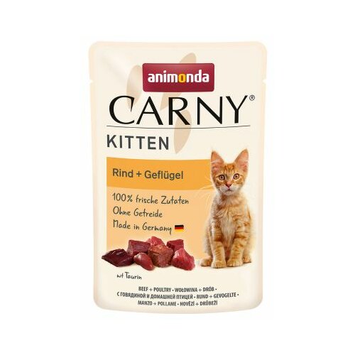 Animonda carny kitten sos - govedina, teletina i živina 85g Cene