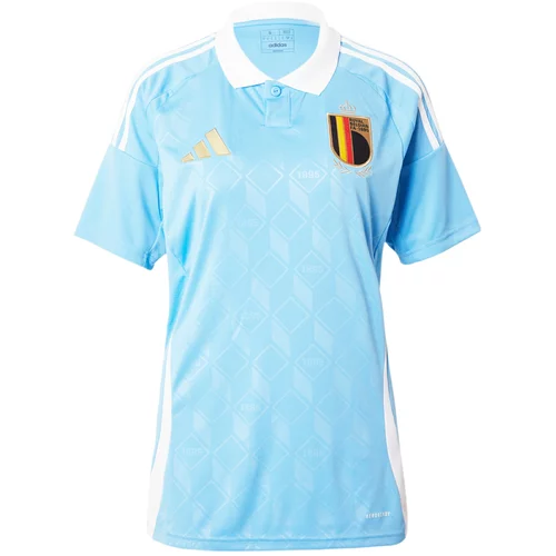 Adidas Dres 'Belgium 24 Away' svetlo modra / zlata / bela