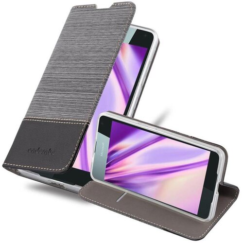 Cadorabo Case, združljiv z Nokia v sivi črni barvi - za&scaron;čitni pokrov z magnetnim zapiranjem, stoječo funkcijo in režo za kartico, (20571764) Cene