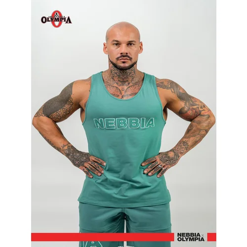 NEBBIA Strength Majica brez rokavov Zelena