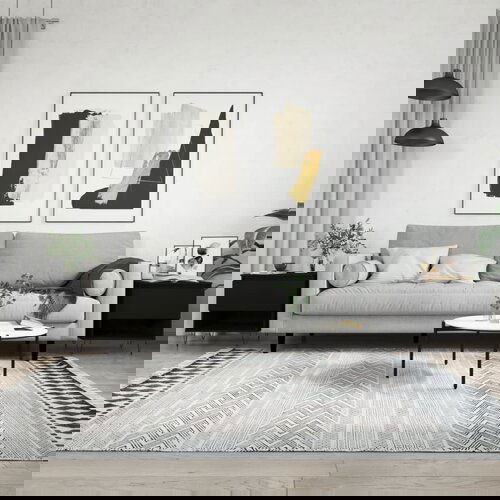 VidaXL Klubska mizica 2 kosa črna 50x46x50 cm inženirski les Slike