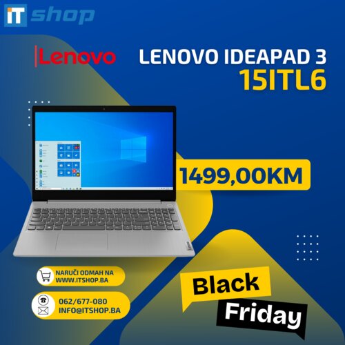 Lenovo IdeaPad 3 15ITL6/15.6” FHD/i7-1165G7/16GB/512GB Cijene