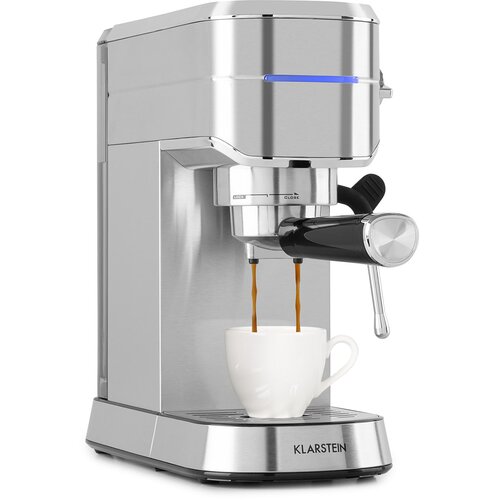 Klarstein Futura, espresso aparat za kavo, 20 barov, 1450 W, 1,25 l, nerjaveče jeklo Cene