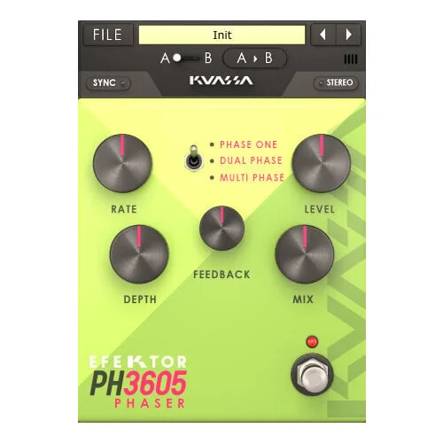 KUASSA Efektor PH3605 Phaser (Digitalni proizvod)