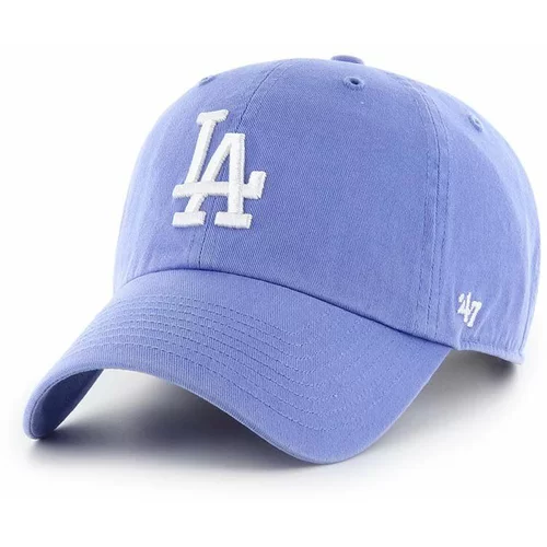 47 Brand Pamučna kapa sa šiltom MLB Los Angeles Dodgers s aplikacijom