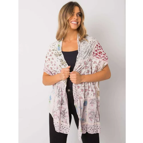Fashion Hunters Light pink cotton patterned shawl