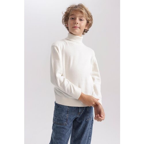 Defacto Boy's Turtleneck Knitwear Sweater Cene