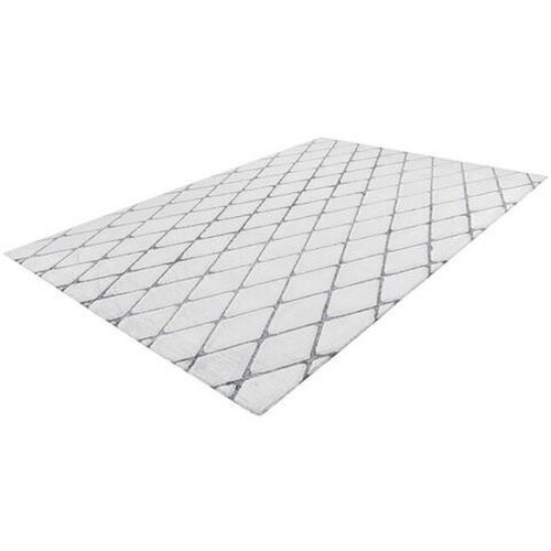 Kayoom PREPROGA Z VISOKIM FLOROM 160/230 cm antracit, bela Slike