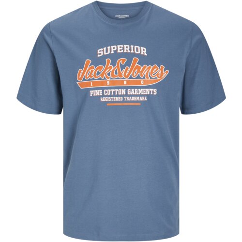 Jack &amp;amp; Jones JJELOGO TEE SS ONECK 2COL 24/25 Plava Slike