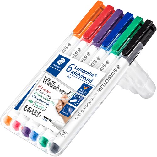 Staedtler Marker Lumocolor Whiteboard, M, 6 kosov Cene