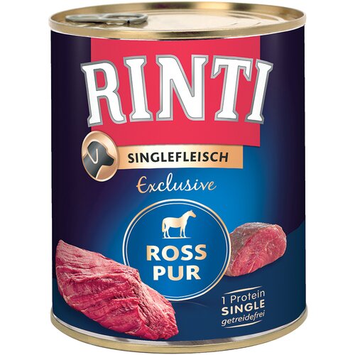 Rinti Varčno pakiranje Singlefleisch 12 x 800 g - Exclusive Čisti konj Cene
