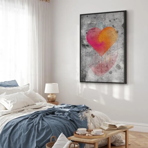  Slika - Sincere Confession (1 Part) Vertical 40x60 U crnom drvenom okviru Slike