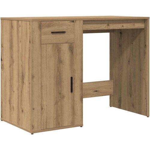Maison Chic Pisalna miza - pisarni&amp;scaron;ka miza - Računalni&amp;scaron;ka miza artisan hrast 100x49x75 cm inženirski les, (21785419) Slike
