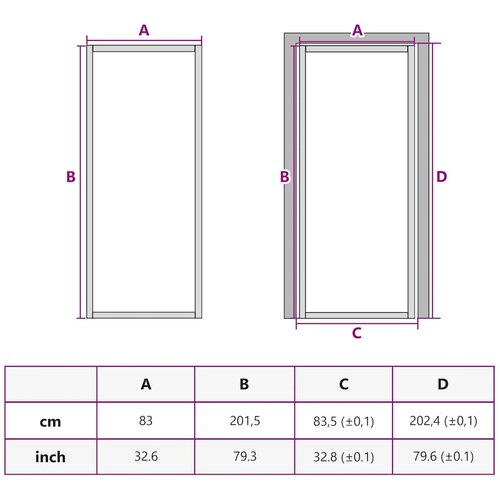  vrata od stakla ESG i aluminija 83 x 201,5 cm crna Slike