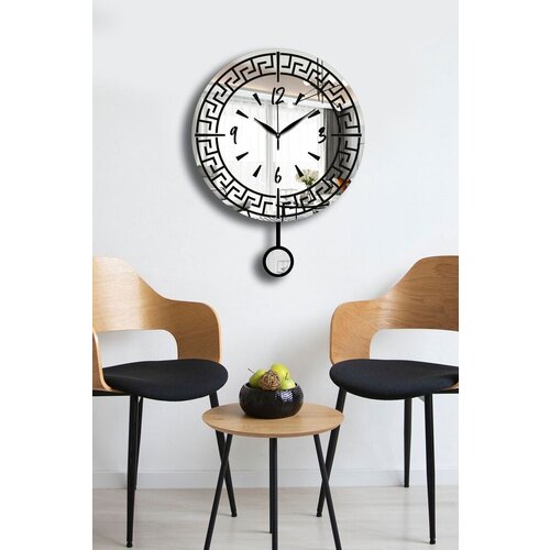 Wallity Zidni sat Vlnt113Gu, 39x50 cm, Srebrne boje Cene
