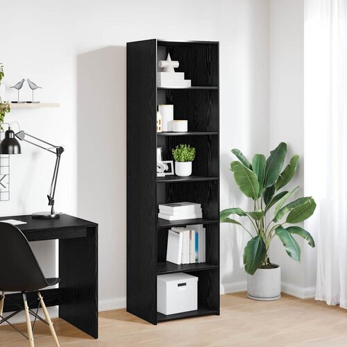  Cabinet Crni hrast 50 x 41 x 185 cm Konstruirano drvo Slike