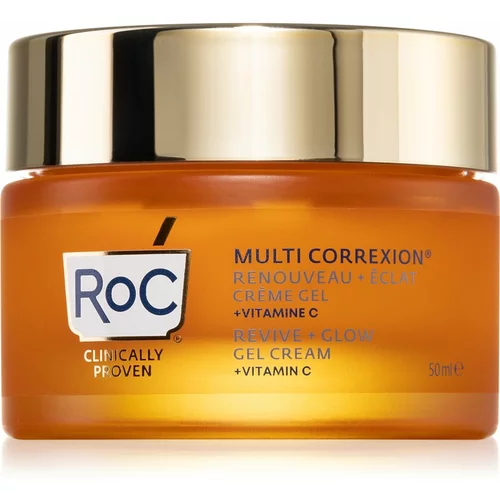 Roc Multi Correxion Revive + Glow gel krema za sjaj lica 50 ml