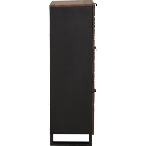 vidaXL Visoka omara iz orehovega lesa Rjava 40 x 33.5 x 110 cm Cene