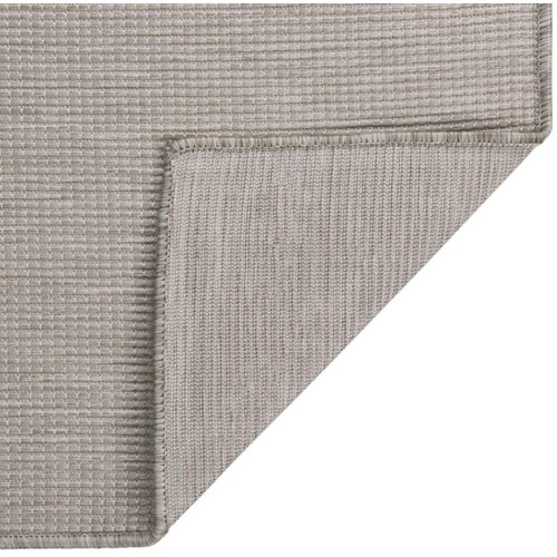 Maison Chic Zunanja Preproga, Rug ploščato tkanje 80x250 cm taupe, (22122636) Cene