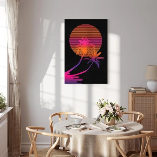  Slika - Palm at Sunrise (1 Part) Vertical 80x120 Slike