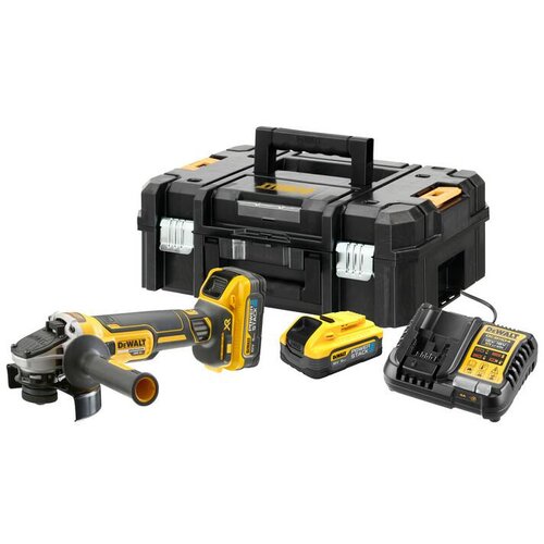 Dewalt kotni brusilnik 18V ​​DCG409H2T 2x5,0Ah powerstack flexvolt advantage, (21379536) Cene