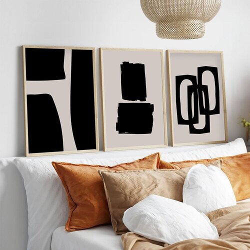 Wallity Dekorativna slika Huhu236, 50x70cm, 3 dijela Cijene