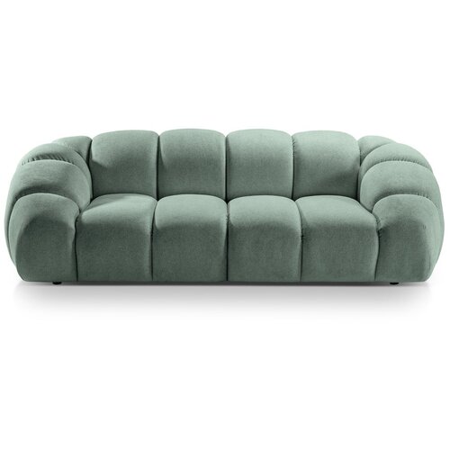 Micadoni Home Svijetlo zelena baršunasti sofa 254 cm Diana – Cijene