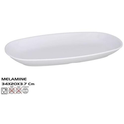  OVAL 34*20CM MELAMIN BIJELI Cene